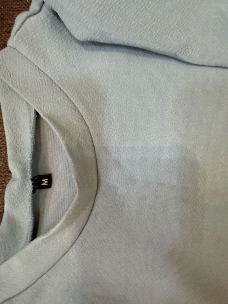 Light Blue Textured Top