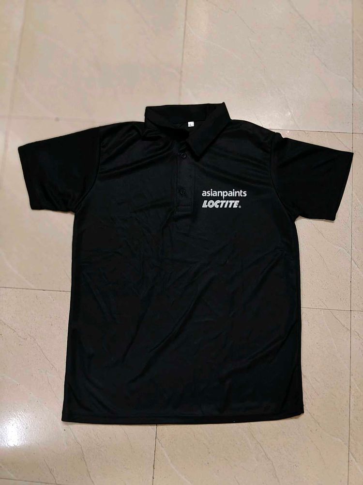 Asian Paints Loctite Black Polo Shirt