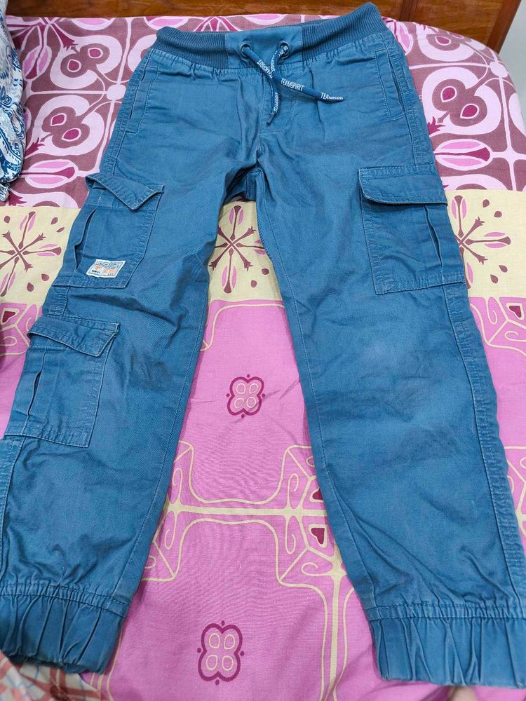 Blue Cargo Pants (5 to 6 years) Boys