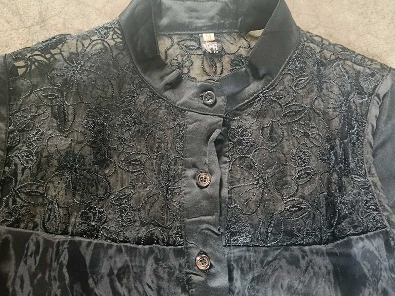 Elegant Black Lace top