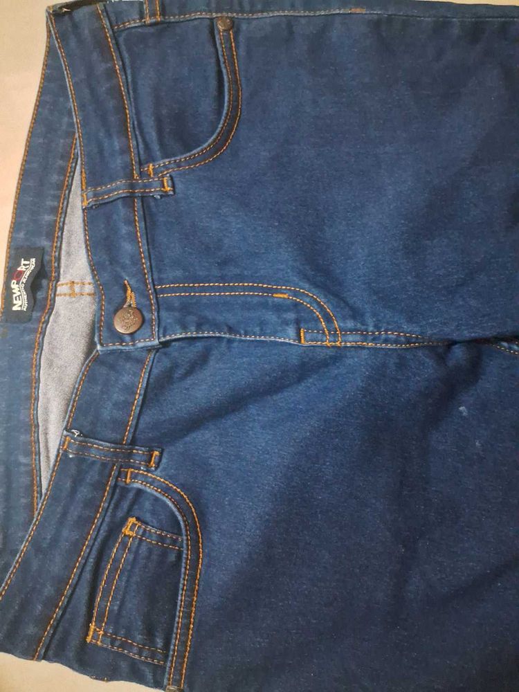 Dark Blue Denim Jeans