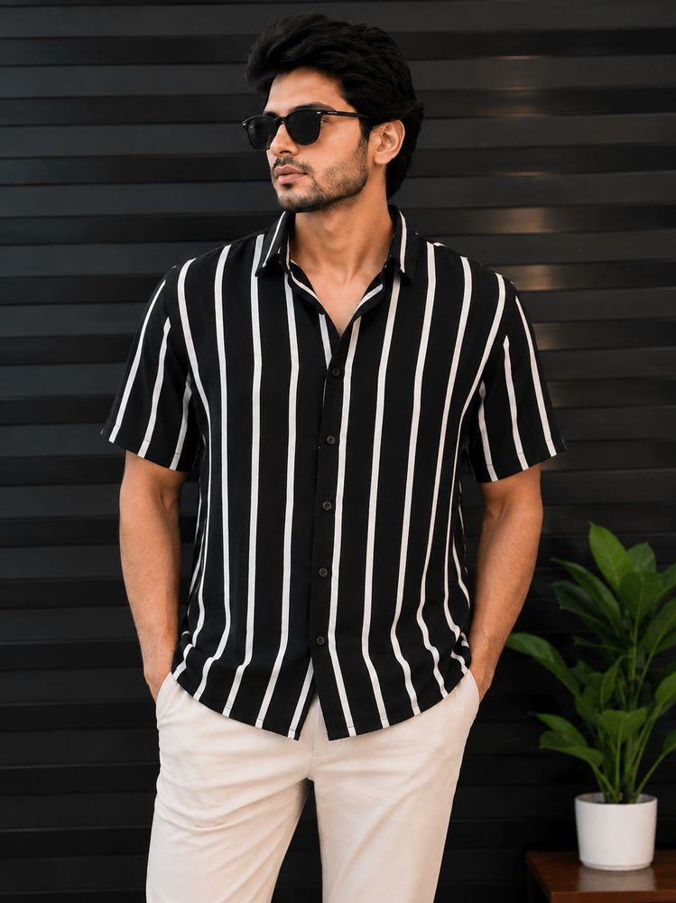 ZUDIO Men's Striped Shirt