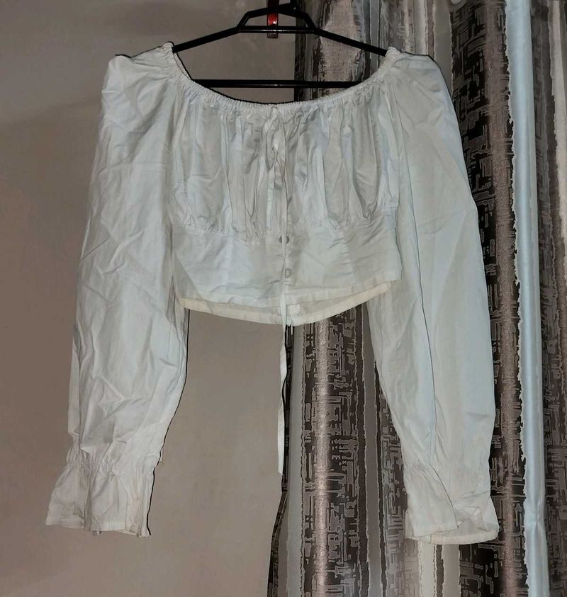 Chic Off-Shoulder Crop Top