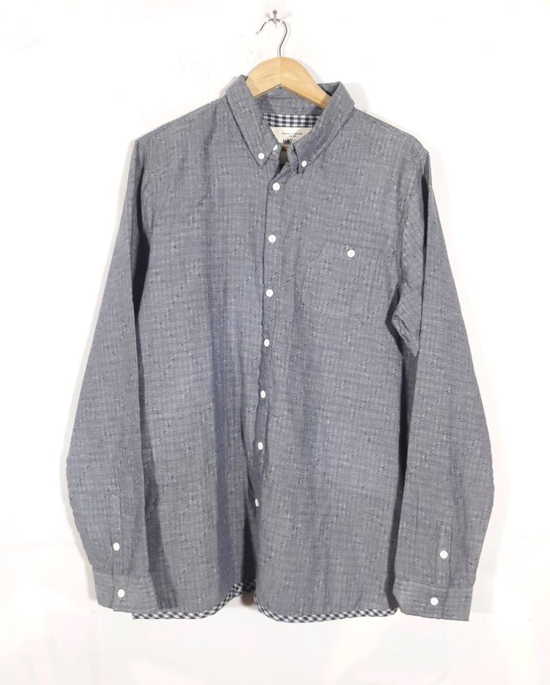 Grey Printed Shirt (Men's)