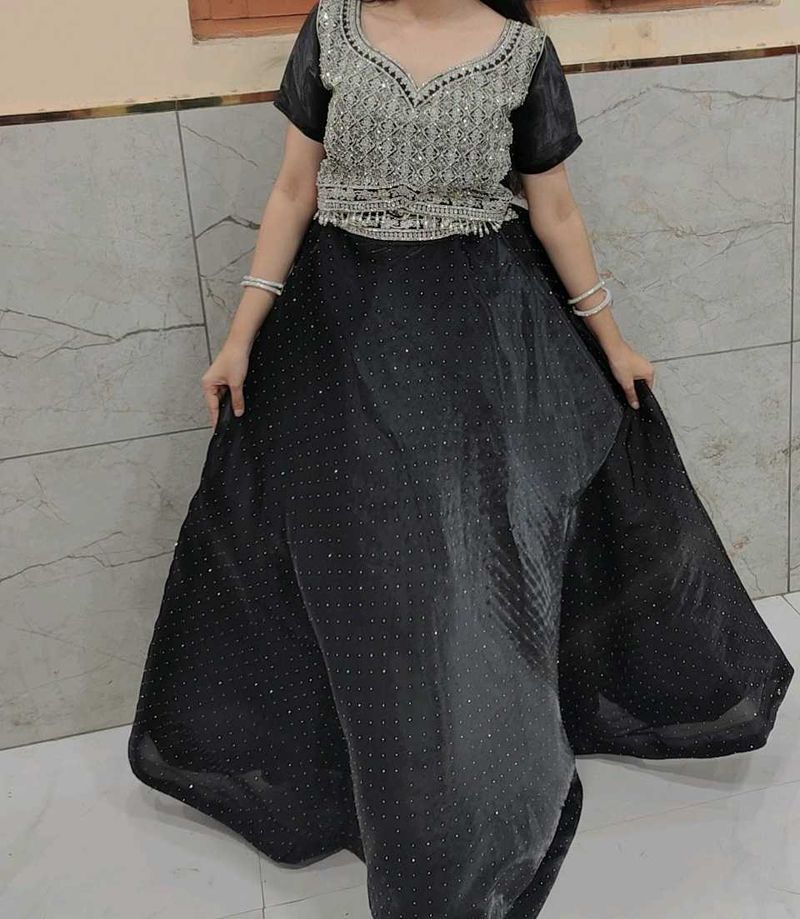 Elegant Black Ethnic lehenga