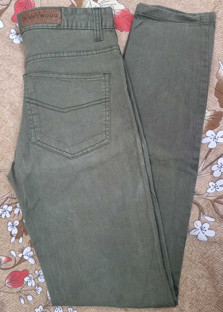 Driftwood Green Jeans