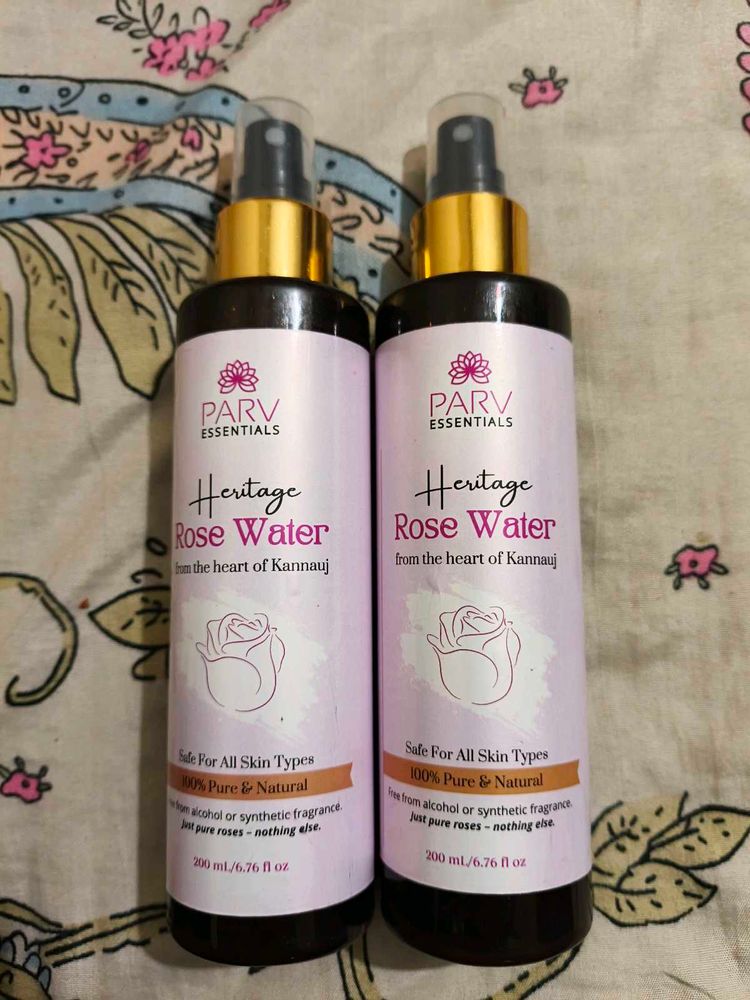 pack of 2, Heritage Rose Water