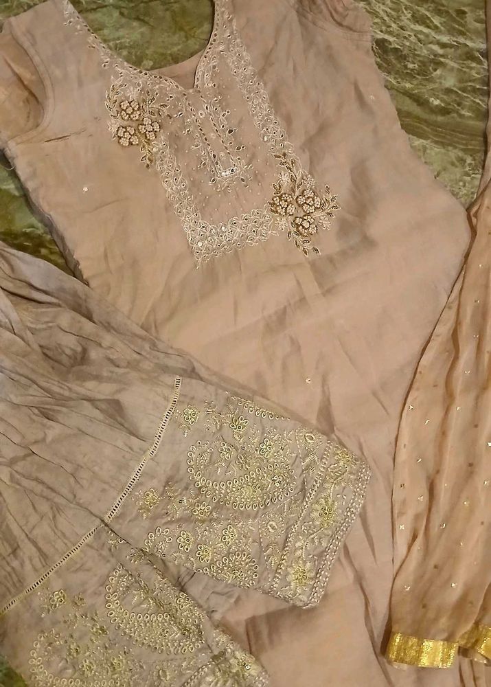 Elegant Embroidered Kurta Set