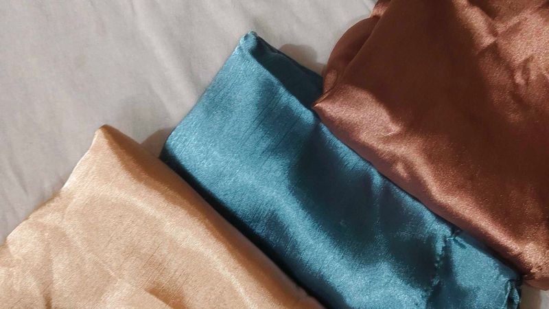 Satin stoles - Set of 3