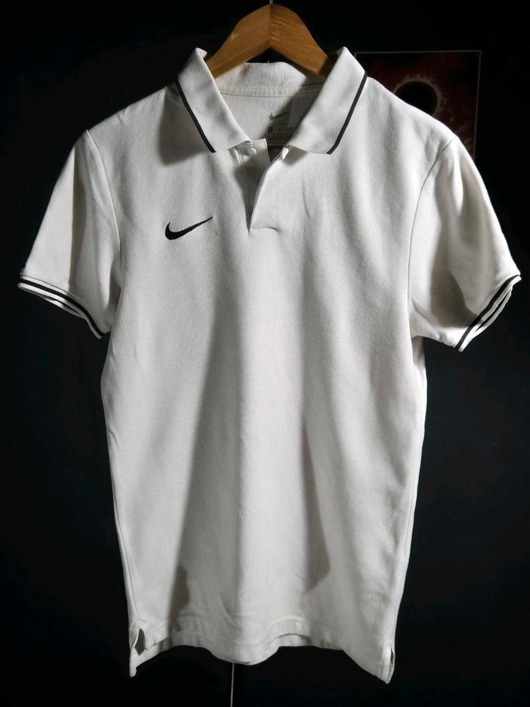 Nike Men's White Polo Shirt