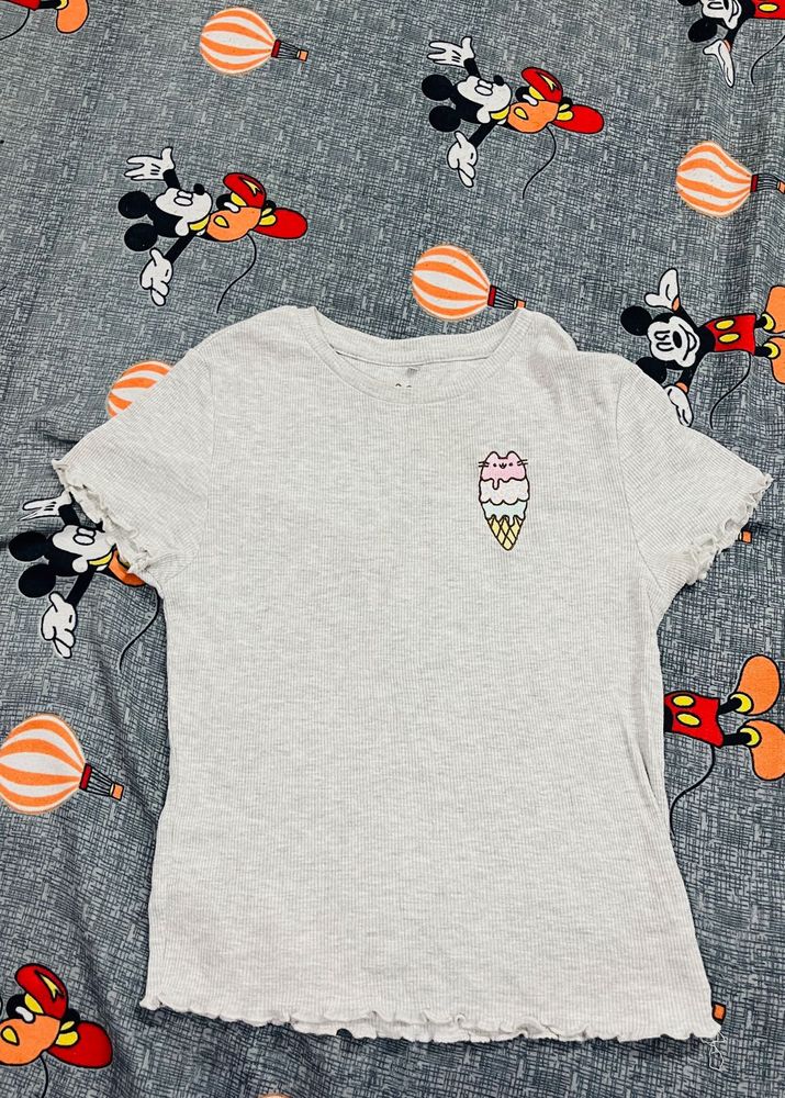 Cute Ice Cream Cat T-Shirt