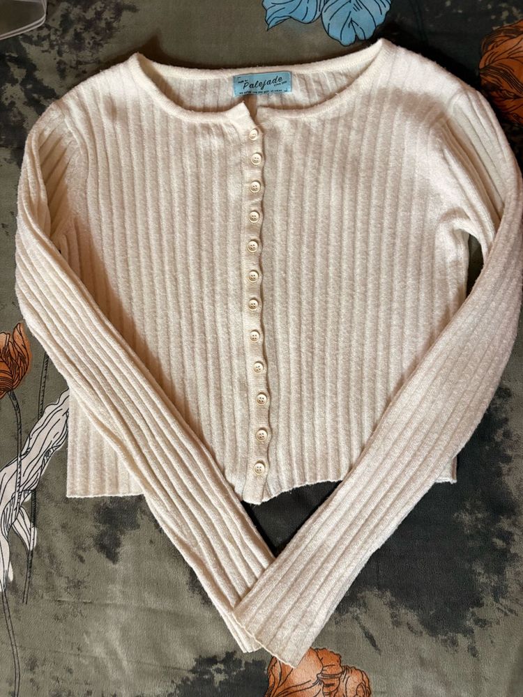 Babyjade Ribbed Knit Cardigan