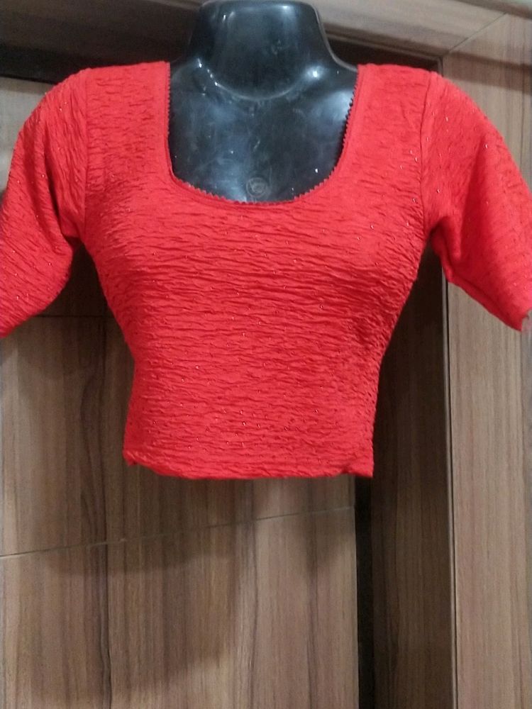 Wholesale Price New Stretchable Fancy Blouse - L