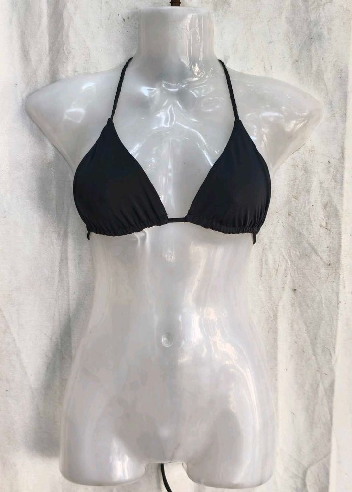 17810. Classic Black Triangle Bikini Top