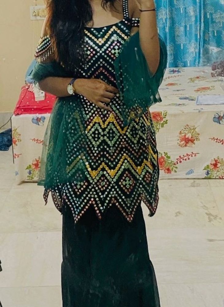 Embellished Kurta Set with Dupatta