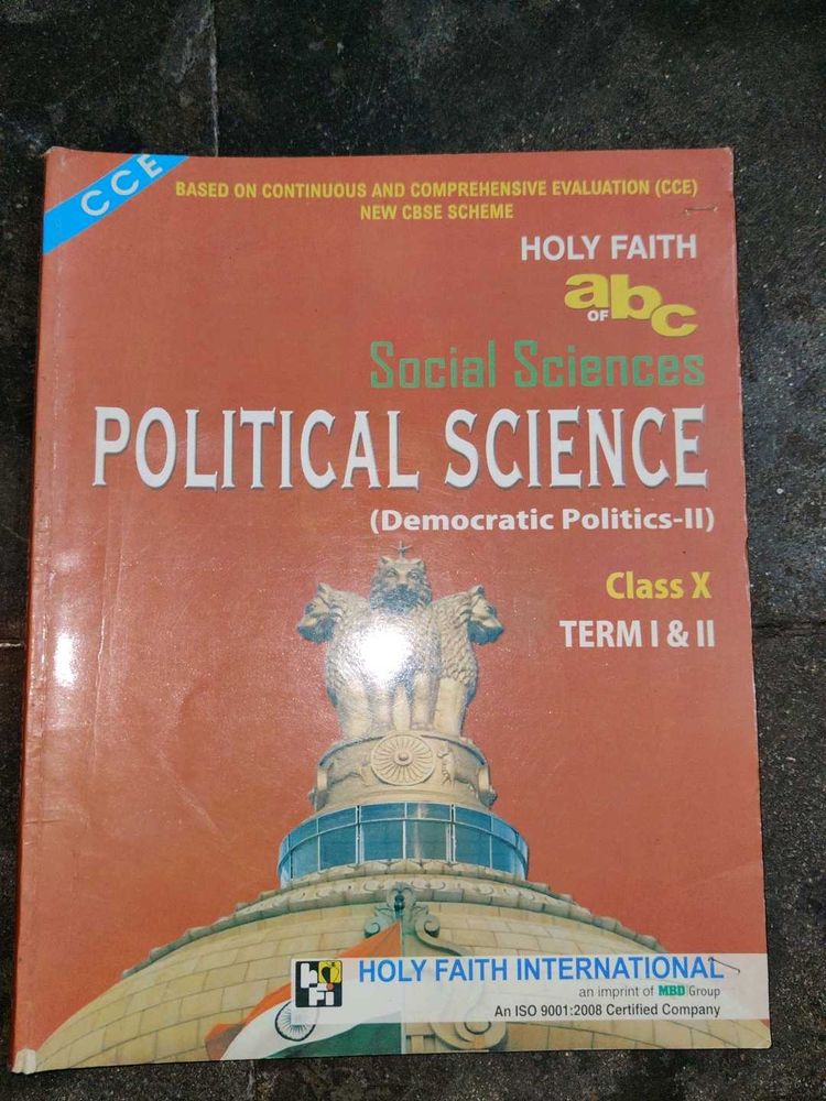 Class 10 Political Science Book Term I &amp; II