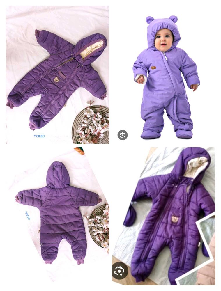 Baby Purple Snowsuit