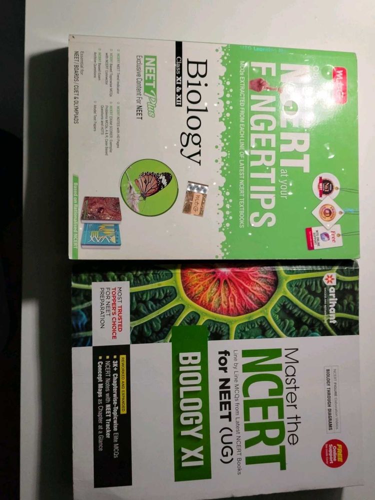 Biology Master the ncert + MTG Fingertips NEET