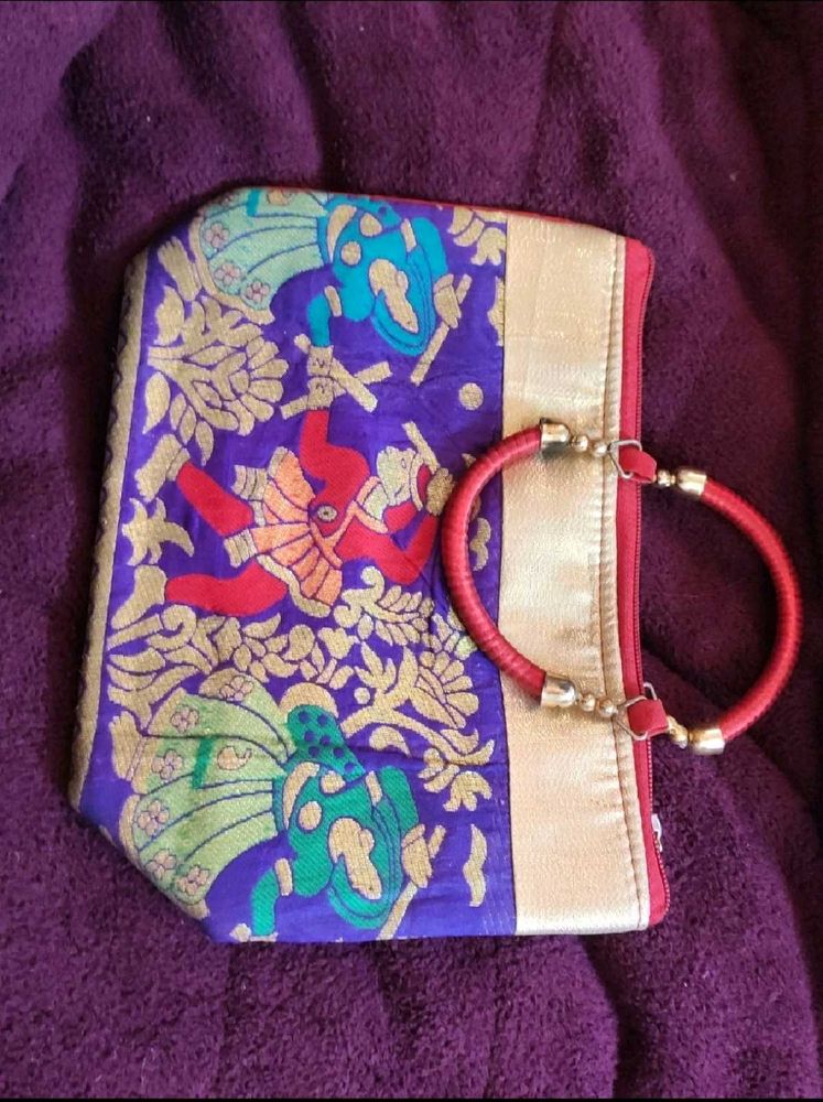 pack of 2 | Handmade Ethnic Clutch with Handle