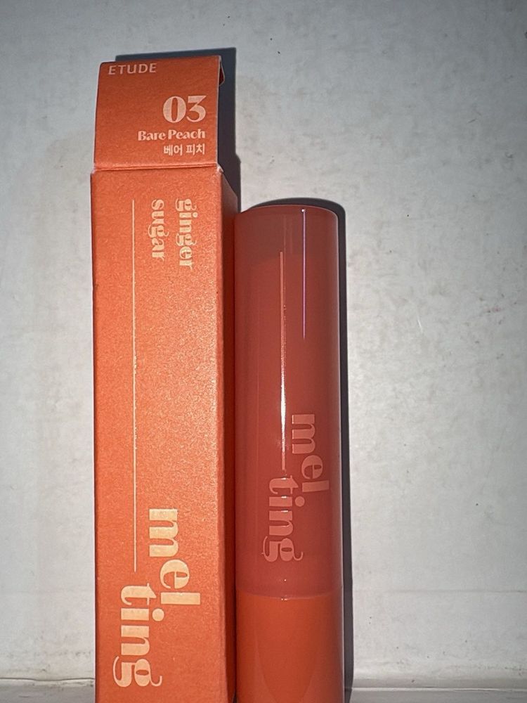 Ginger sugar melting balm- bare peach