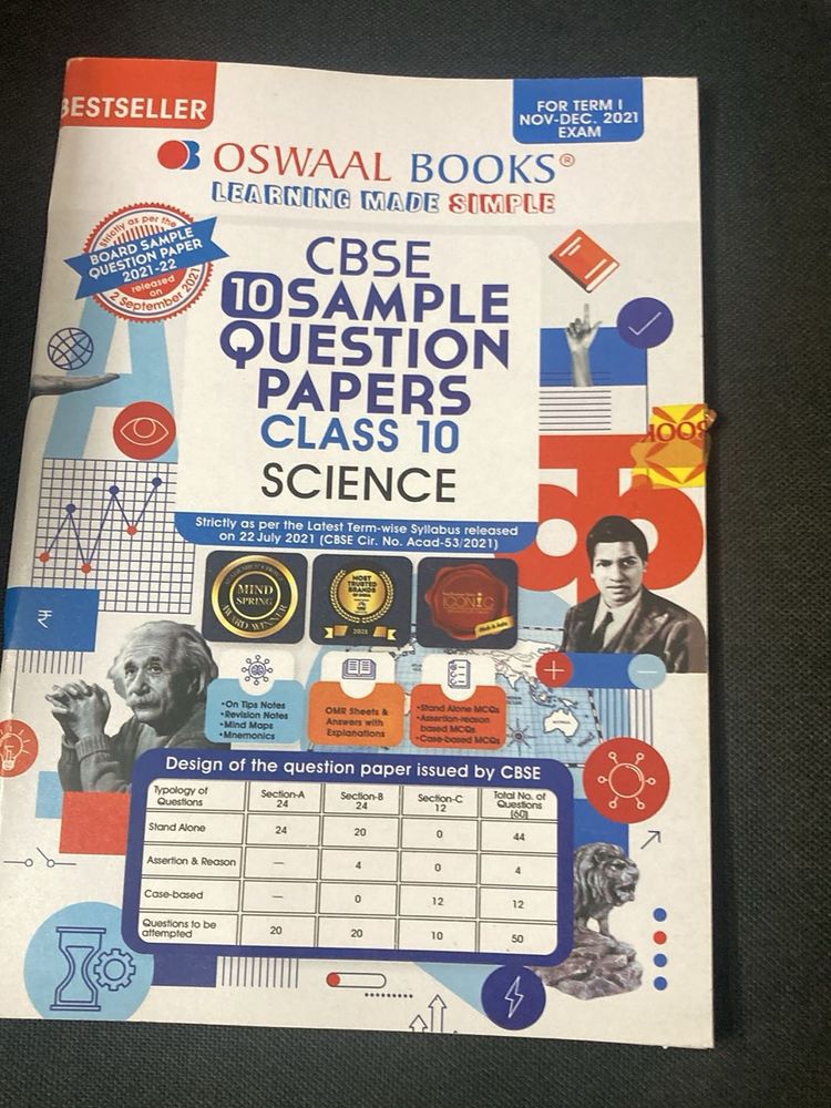 Oswaal CBSE Class 10 Sample Question Papers Scienc
