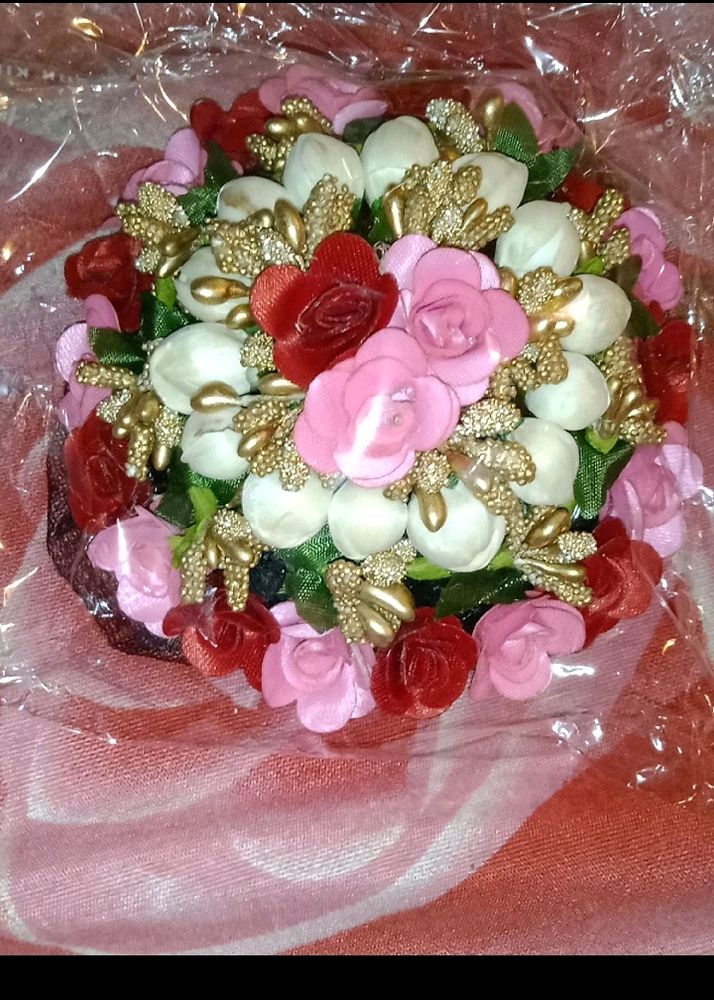 New Beautiful Flower Hair Bun