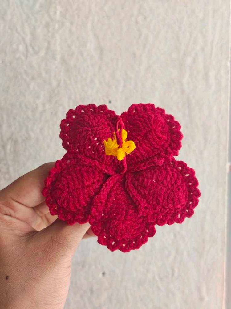 Handmade Crochet Flower Decor