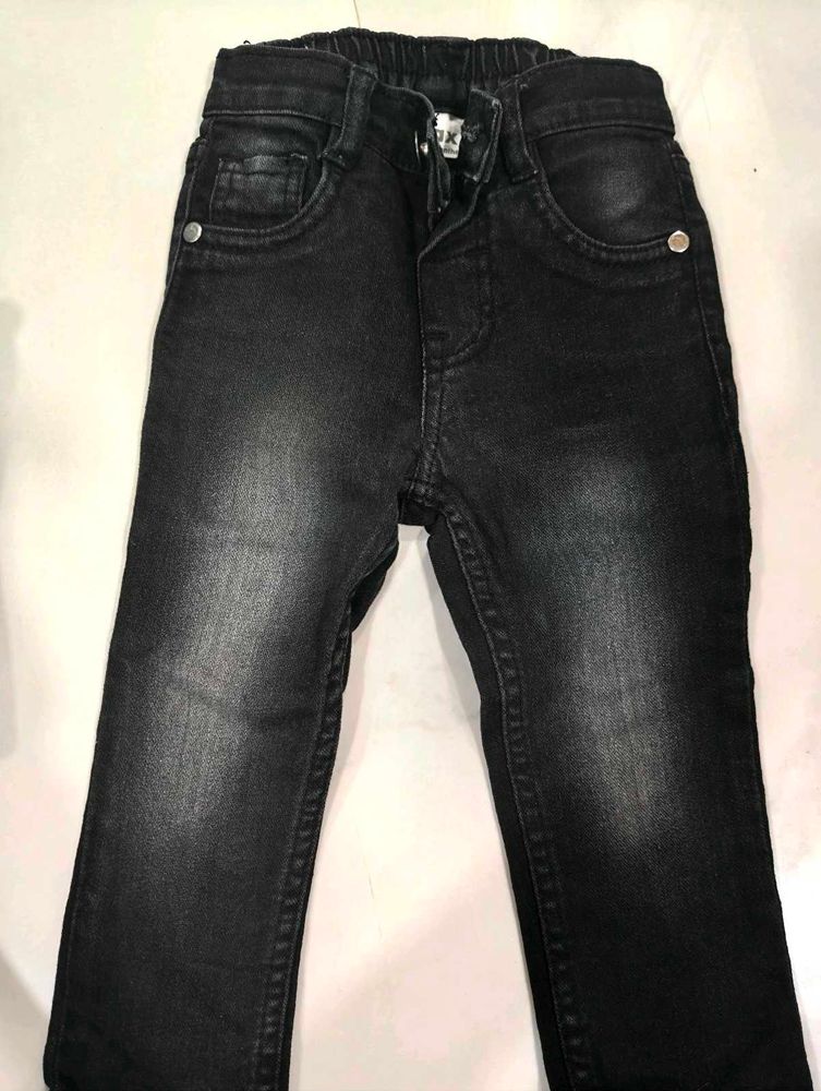 Black Wash Denim Jeans