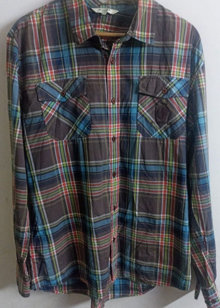 Men's Plaid Long Sleeve Shirt