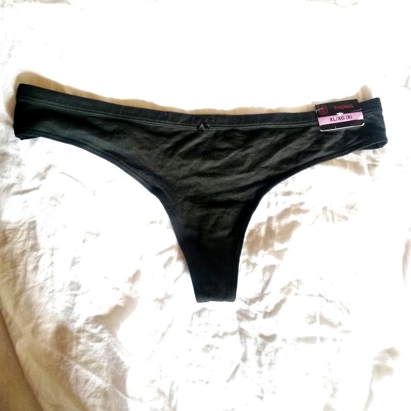 Brand new Black Thong Panties