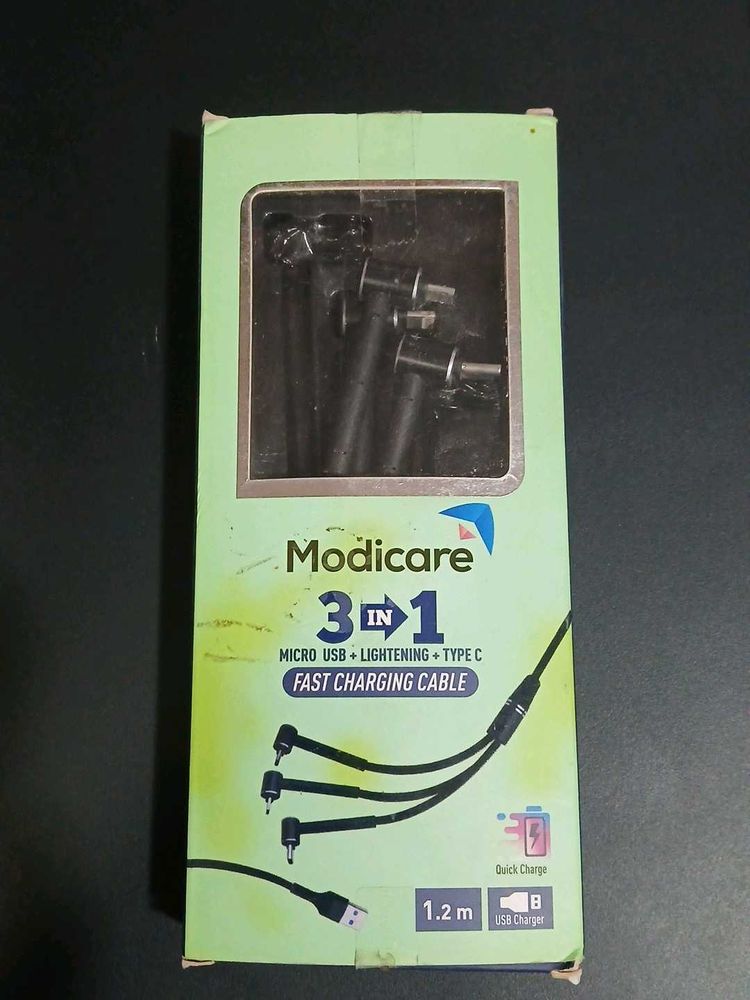 Modicare 3-in-1 Fast Charging Cable