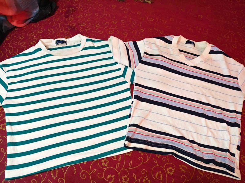 Comboo of 2 Striped T-shirts Bundle