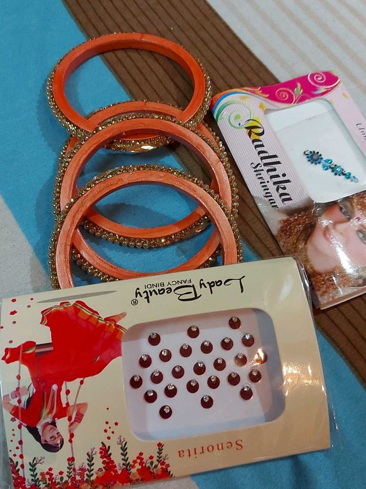 Bangles &amp; Bindi Set