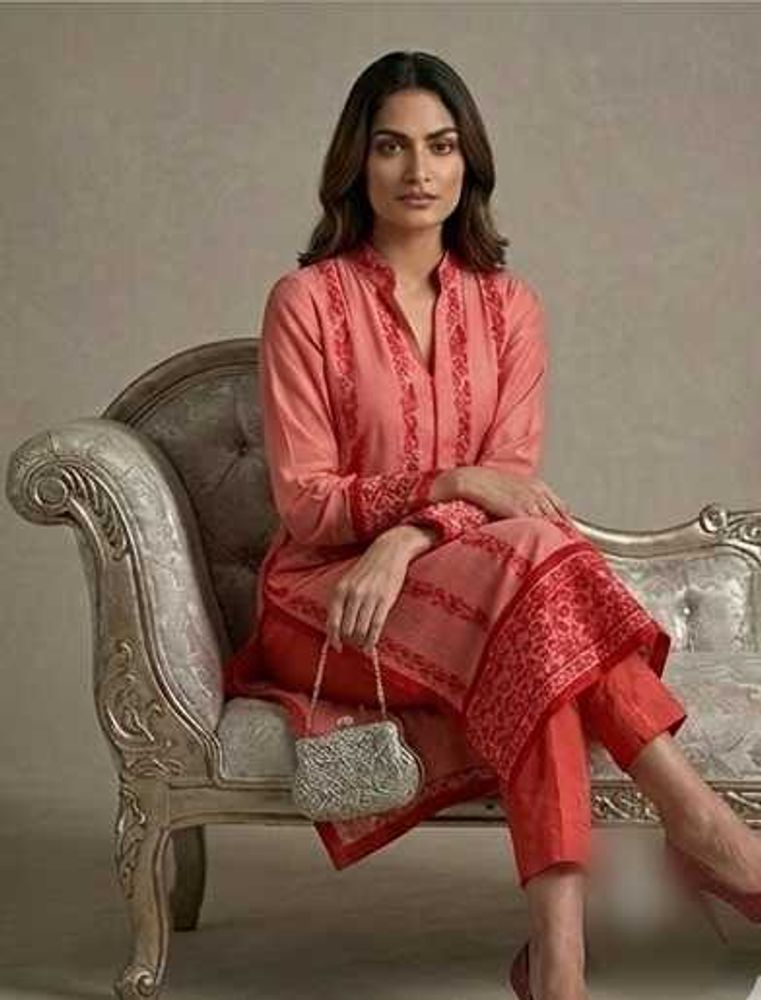 Elegant red suit
