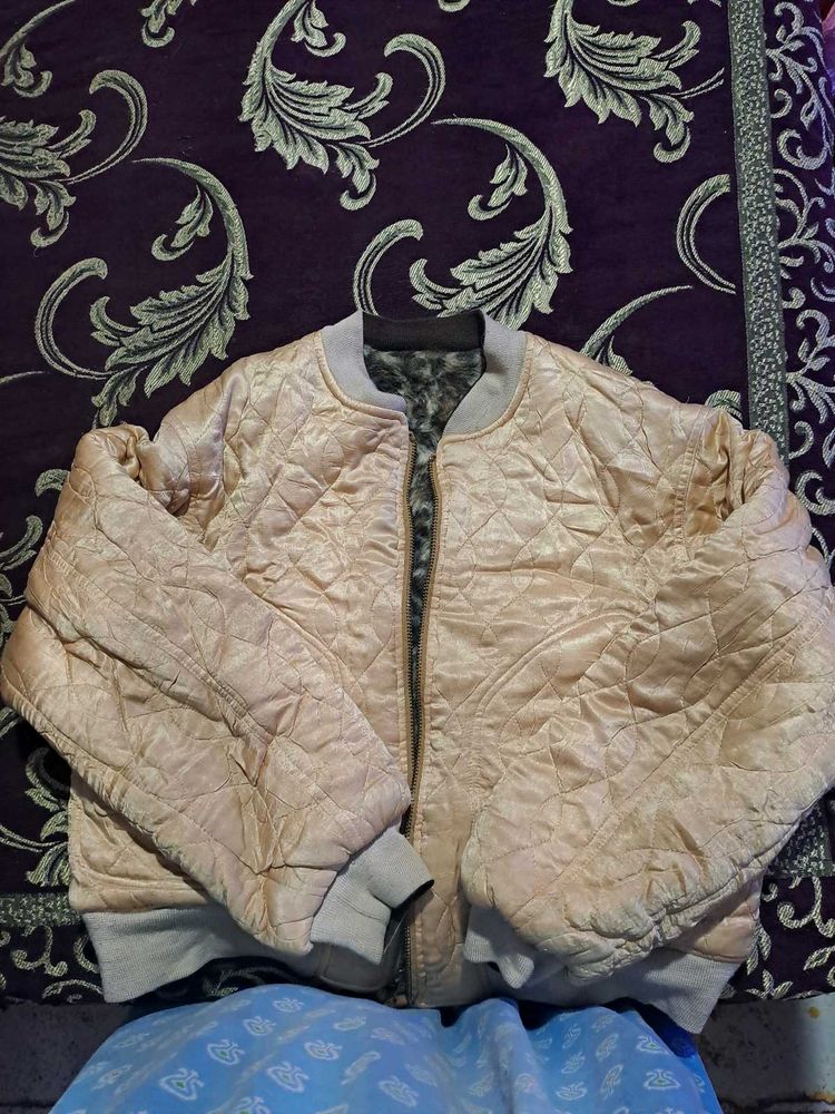 Quilted Bomber Jacket