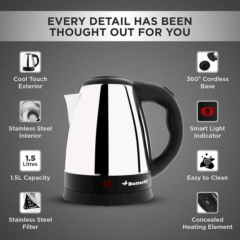 Butterfly Electric Kettle 1.5L