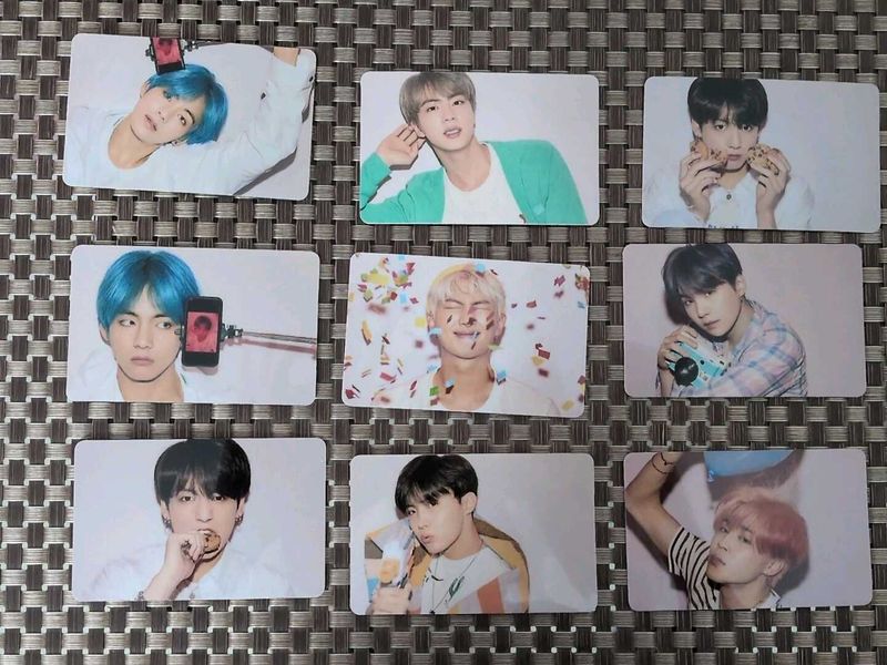 BTS Photocards and Photostrips