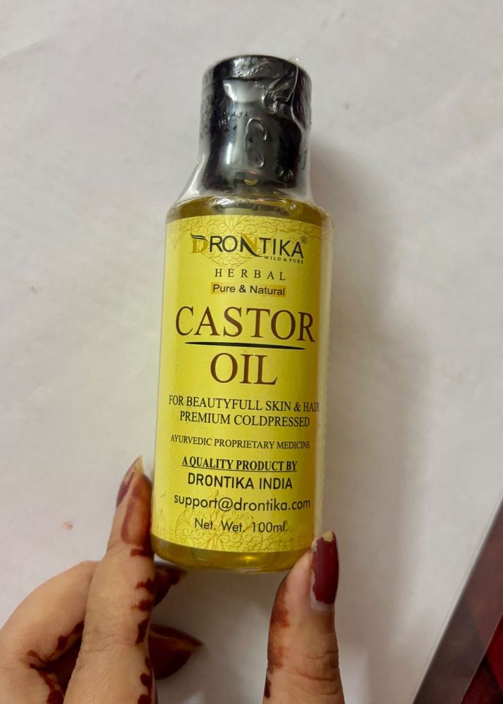 Drontika Herbal Castor Oil Cold Pressed