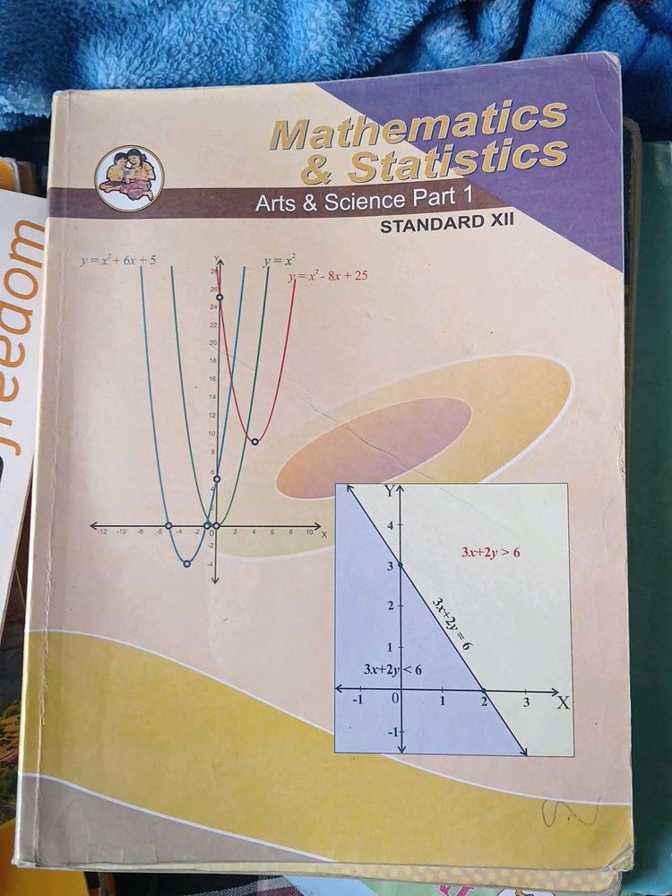 Unused Mathematics &amp; Statistics 12th std Textbook