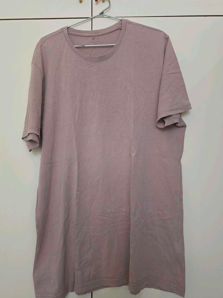 Soft Mauve Basic T-Shirt