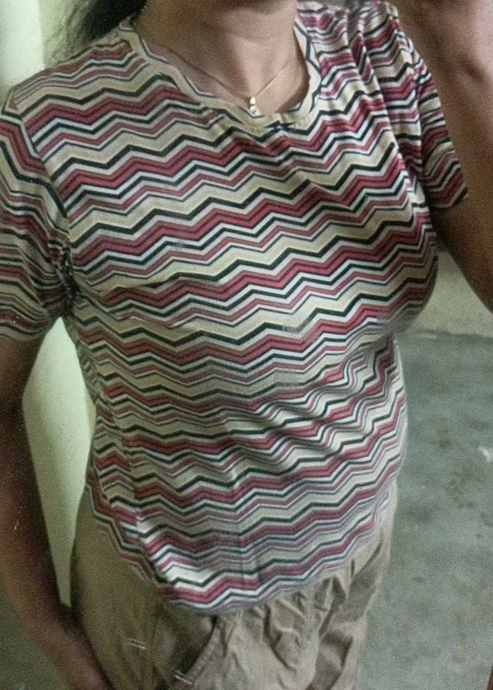 Chevron Print T-Shirt