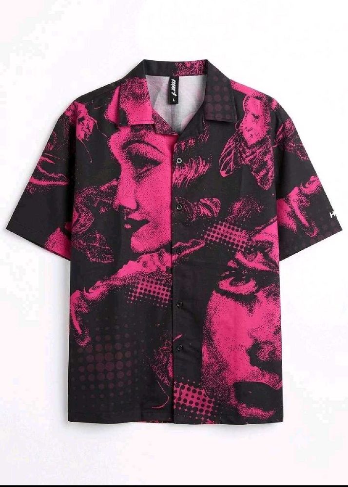 Men's Graphic Print Resort Shirt