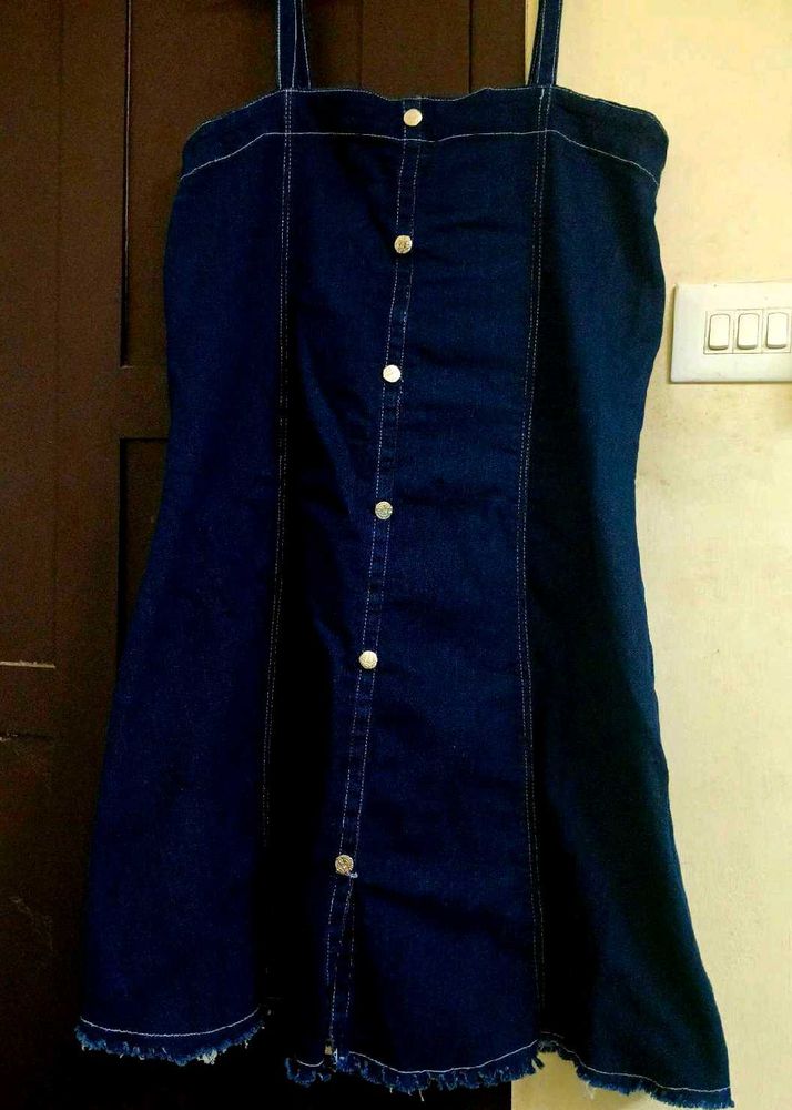 Denim Bodycon Mini Dress