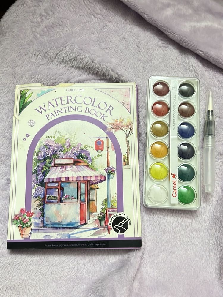 Watercolor Painting Book Set