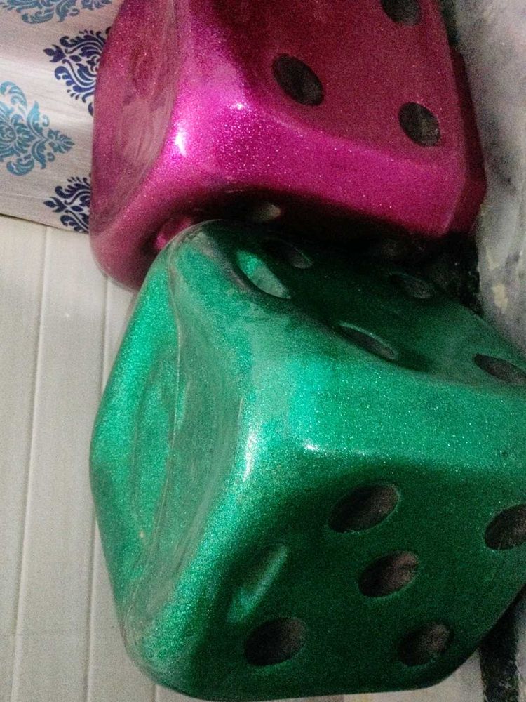 set of 2-Dice Stool for Living Room