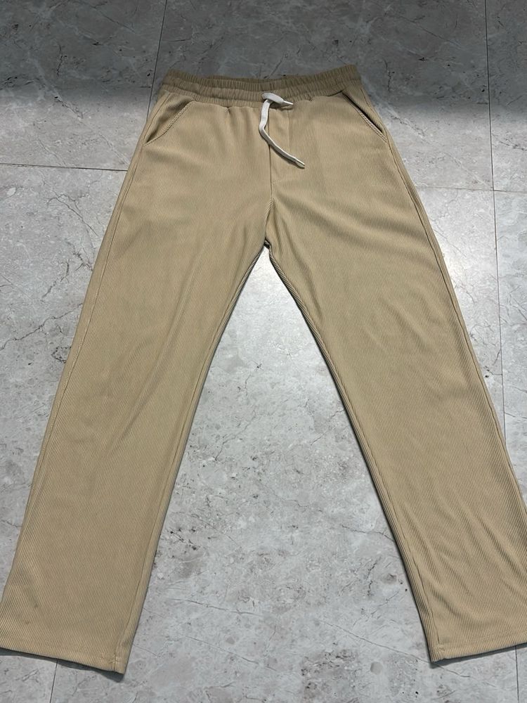 Comfortable Tan Drawstring Pants