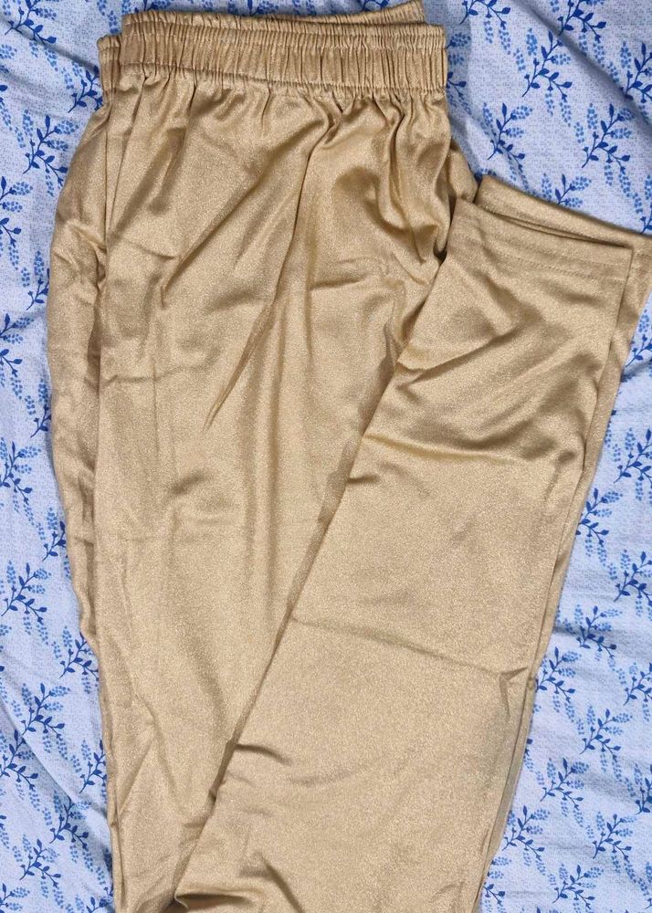 Elegant Golden Leggings