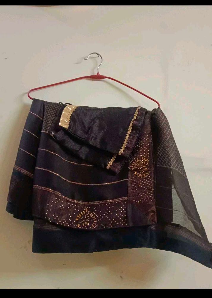 A brown elegant saree