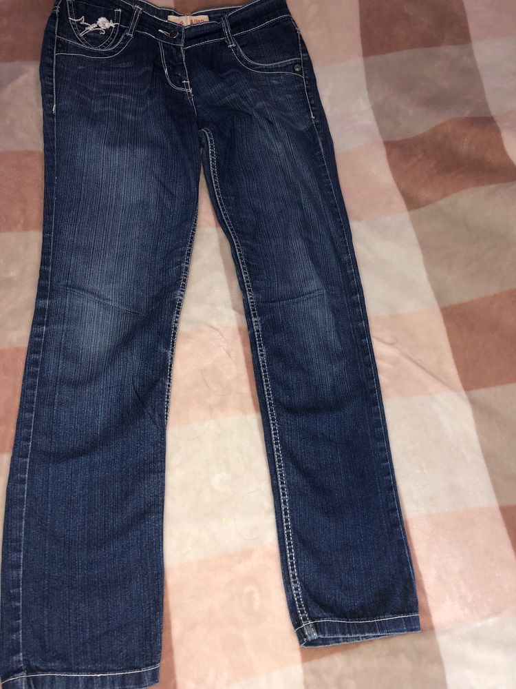 Mid Rise Blue Denim