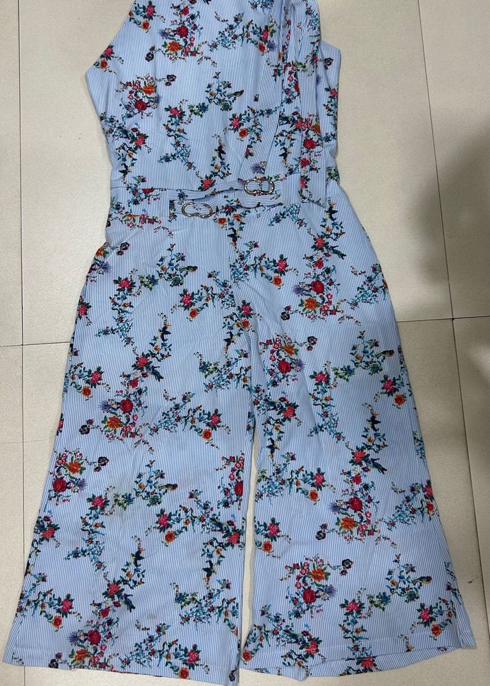 Floral Print Jumpsuit